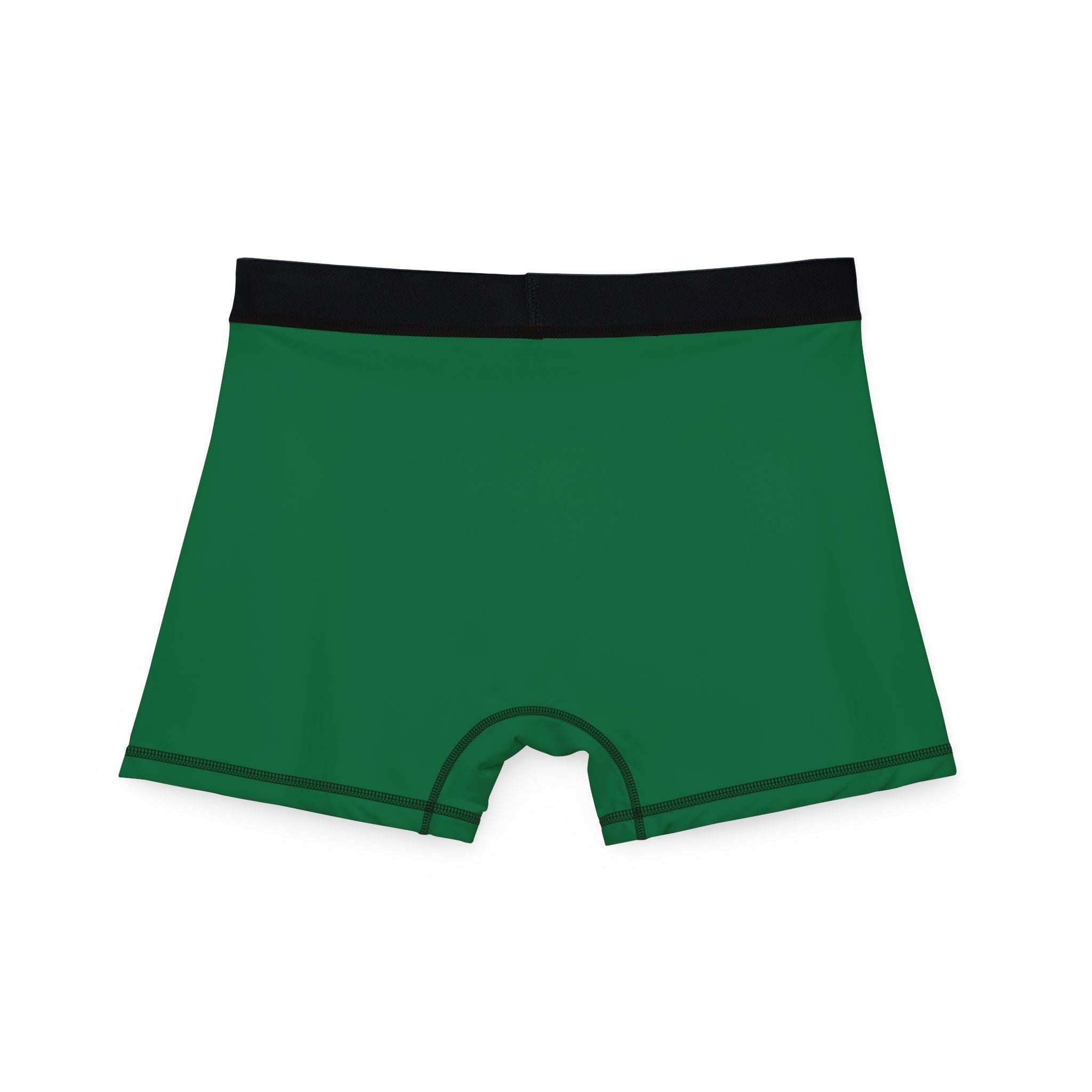Green Men’s Boxer Briefs — Comfortable All-Over Print Undergarment
