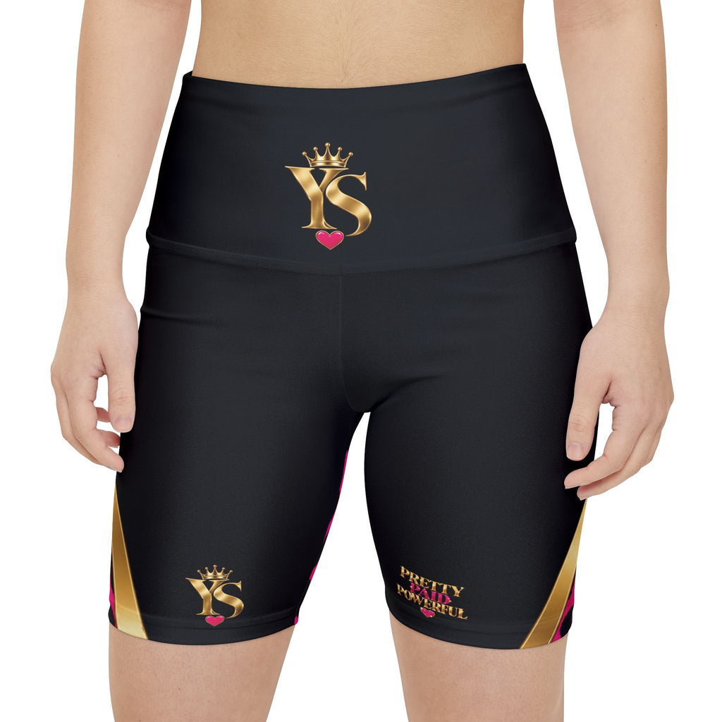 Workout Shorts — 'Your Situation' Money & Heart Graphic Women's Activewear