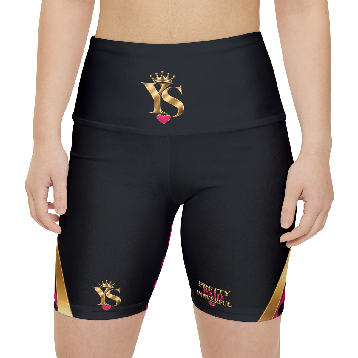 Workout Shorts — 'Your Situation' Money & Heart Graphic Women's Activewear