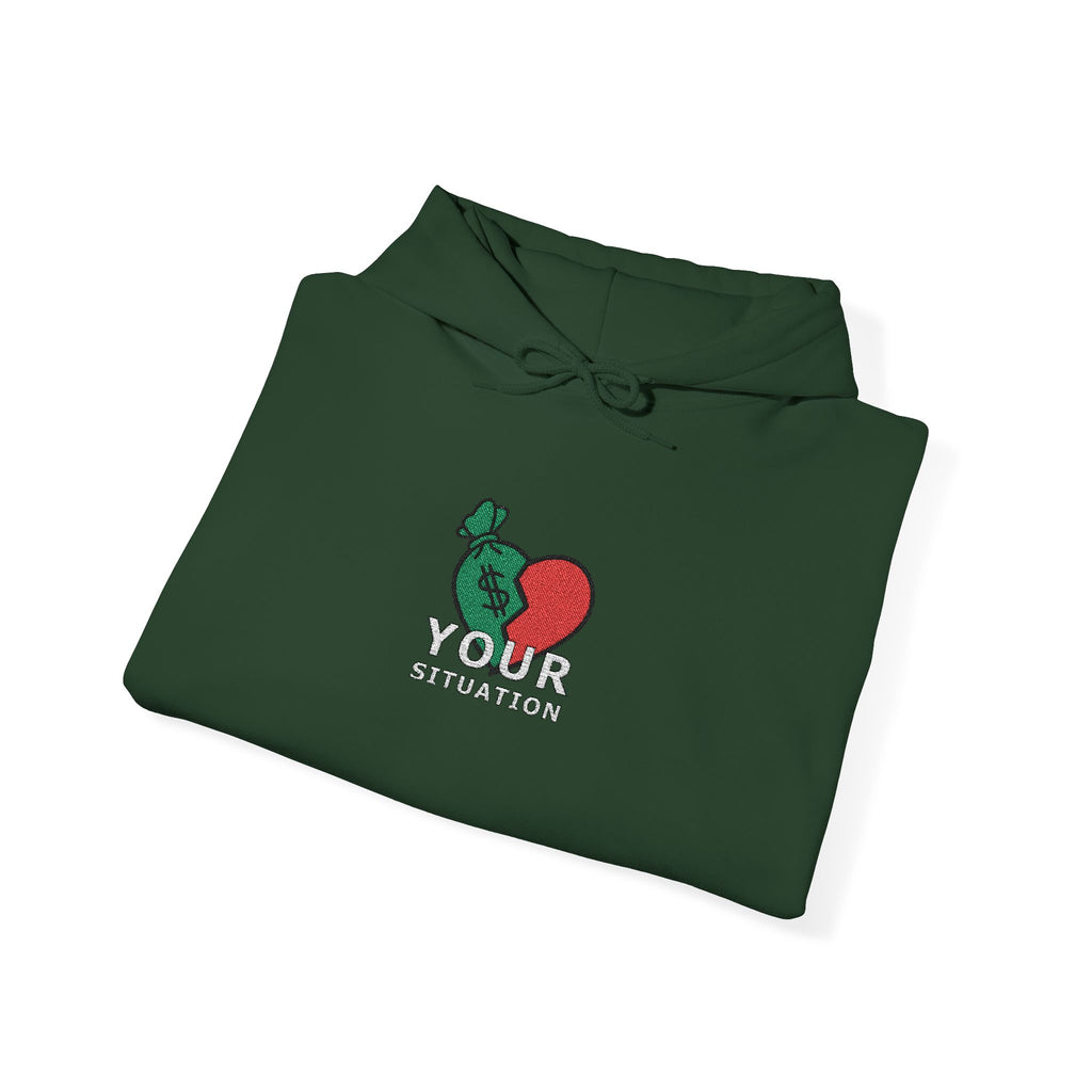 Your Situation™ Rose Heart Hoodie | Soft Life Graphic Pullover