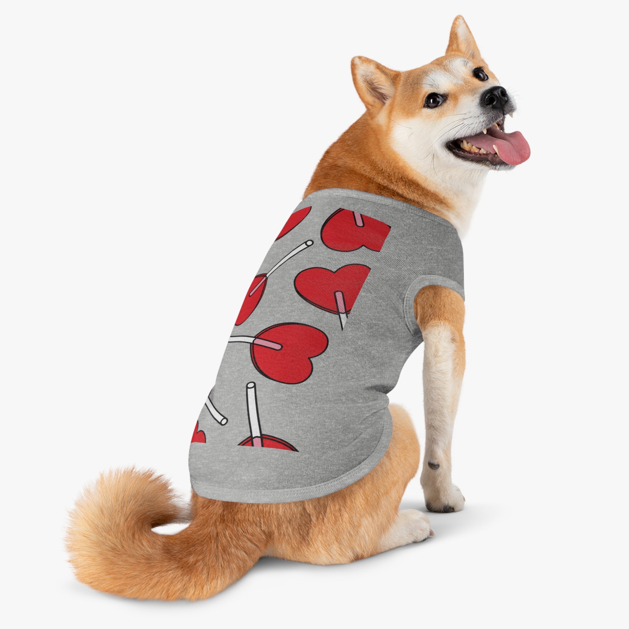 Valentine Heart Lollipop Pet Tank