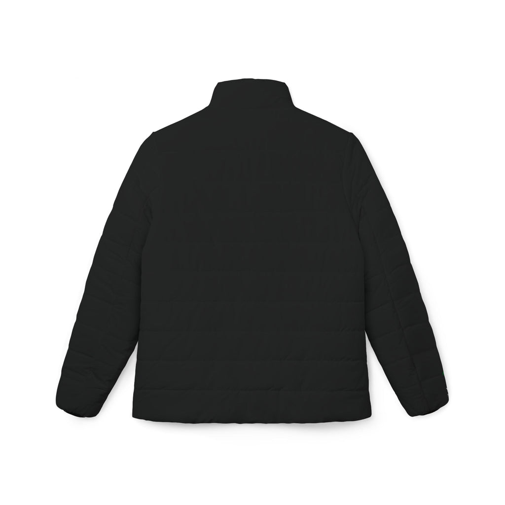Women’s Puffer Jacket — Cozy Quilted Winter Coat with Small Chest Logo