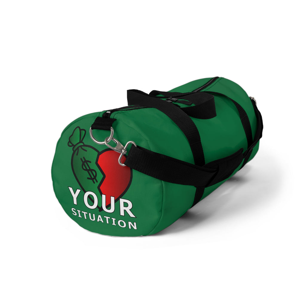 Classic Green Duffel Bag — Travel & Gym Weekend Carryall