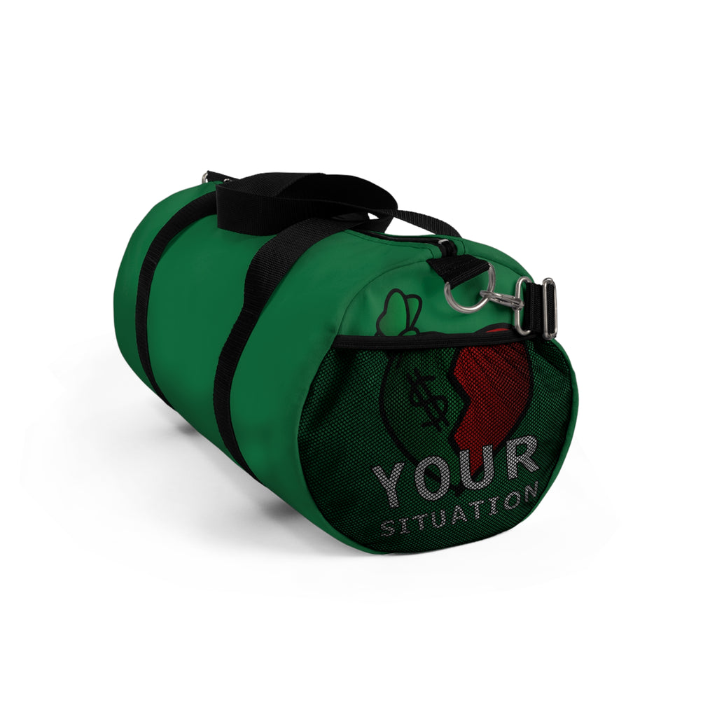 Classic Green Duffel Bag — Travel & Gym Weekend Carryall