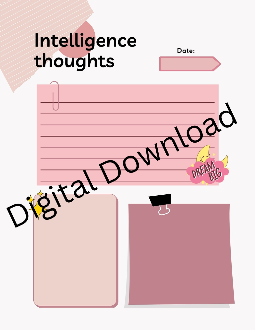 2026 Brain Dump Planner ✨ | Reset Your Mind & Get Your Life Together (Digital Download)