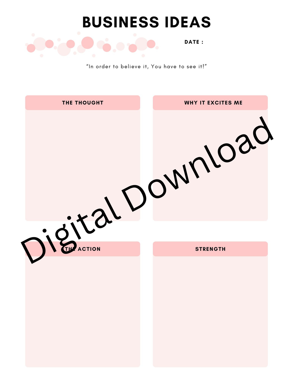 2026 Brain Dump Planner ✨ | Reset Your Mind & Get Your Life Together (Digital Download)