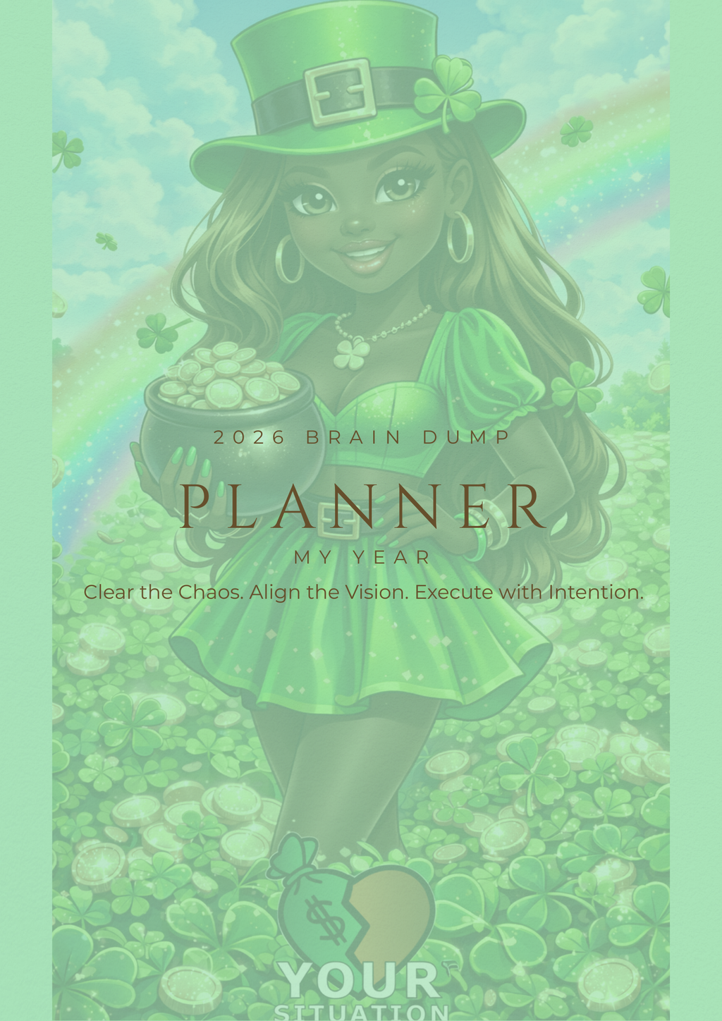 2026 Brain Dump Planner – Digital Fillable Edition (Business & Life Reset)